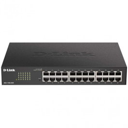 D-Link DGS-1100-24V2/E Switch Gestionable Smart 24 Puertos Gigabit RJ-45 10/100/1000 Mbps, 48 Gbps, Montaje Rack 1U, Interfaz Web, VLAN, QoS